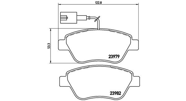 MAGNETI MARELLI Комплект тормозных колодок, дисковый тормоз 363700423140